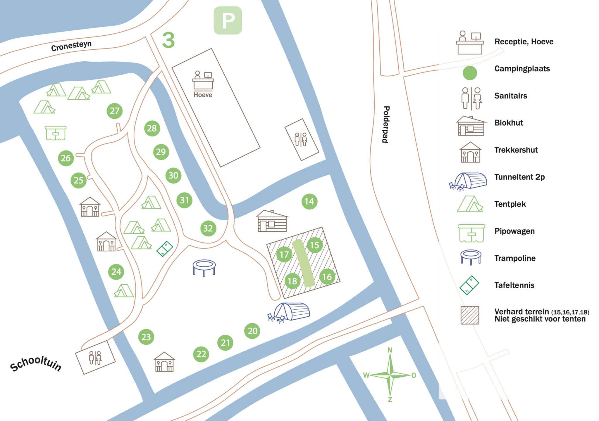 Plattegrond Stochem Hoeve